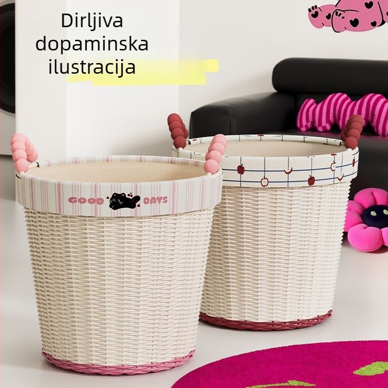 Koš za prljavu odjeću inspiriran dopaminom, elegantan, velikog kapaciteta, za dom i kupaonicu