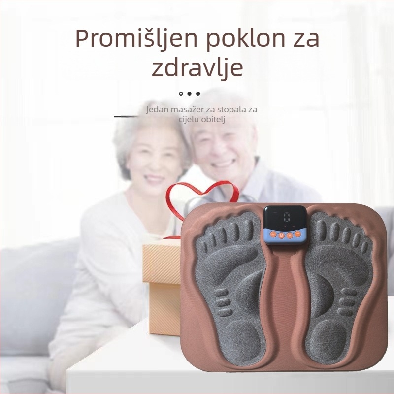 EMS grijani uređaj za masažu stopala s akupunkturnim točkama i jastučićem za stopala za ljepotu nogu