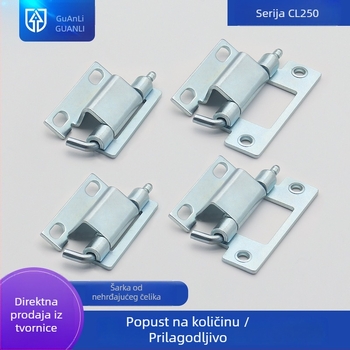 CL250-1-2 Šarnir od nehrđajućeg čelika za vrata strojnog uređaja (skriveni šarnir) – CL250-3-4 Šarnir od ugljičnog čelika za vrata električnih ormarića