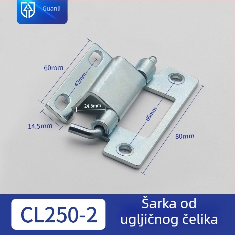 CL250-1-2 Šarnir od nehrđajućeg čelika za vrata strojnog uređaja (skriveni šarnir) – CL250-3-4 Šarnir od ugljičnog čelika za vrata električnih ormarića