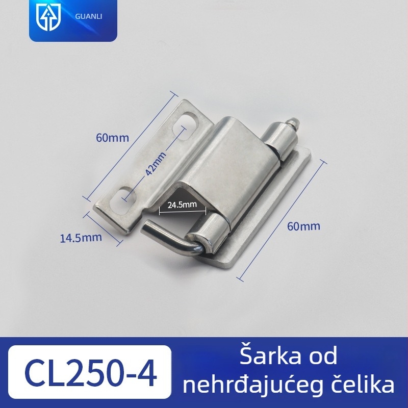 CL250-1-2 Šarnir od nehrđajućeg čelika za vrata strojnog uređaja (skriveni šarnir) – CL250-3-4 Šarnir od ugljičnog čelika za vrata električnih ormarića