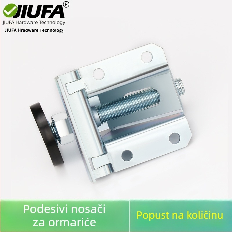 Teški ormarić s podesivim nogama i vijcima za niveliranje za neravne podloge, protuklizne podložice, model FG-4030, karbonska čelika.