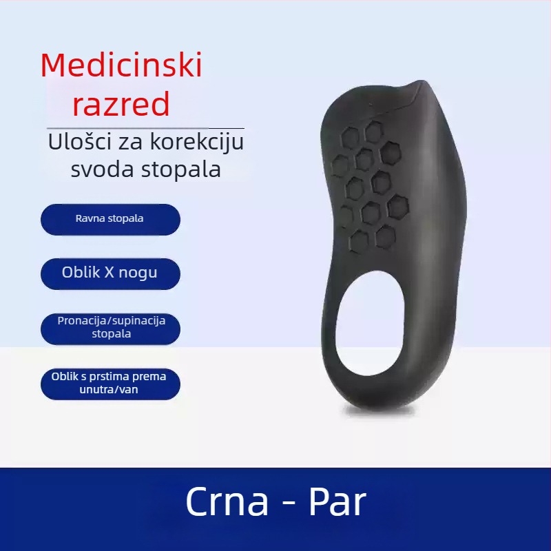 Ortopedske uloške za korekciju ploskog stopala s potporom luka – za muškarce i žene