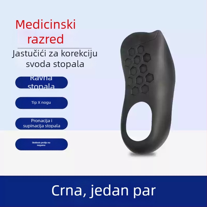 Ortopedske uloške za korekciju ploskog stopala s potporom luka – za muškarce i žene