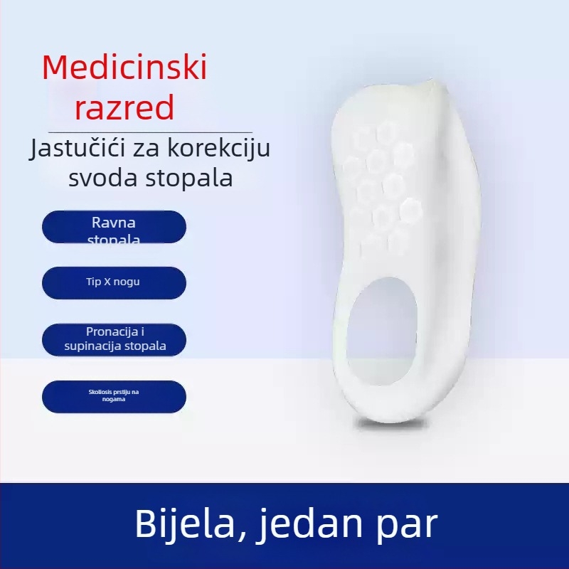 Ortopedske uloške za korekciju ploskog stopala s potporom luka – za muškarce i žene