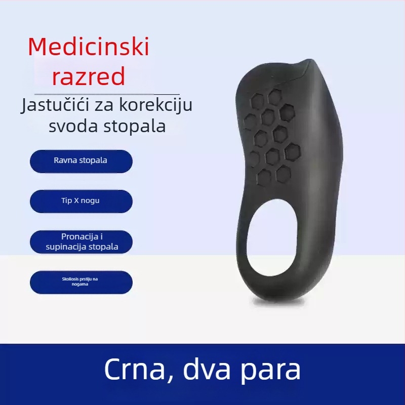 Ortopedske uloške za korekciju ploskog stopala s potporom luka – za muškarce i žene