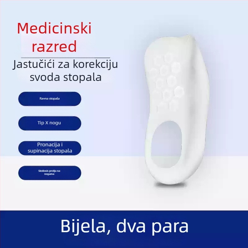 Ortopedske uloške za korekciju ploskog stopala s potporom luka – za muškarce i žene