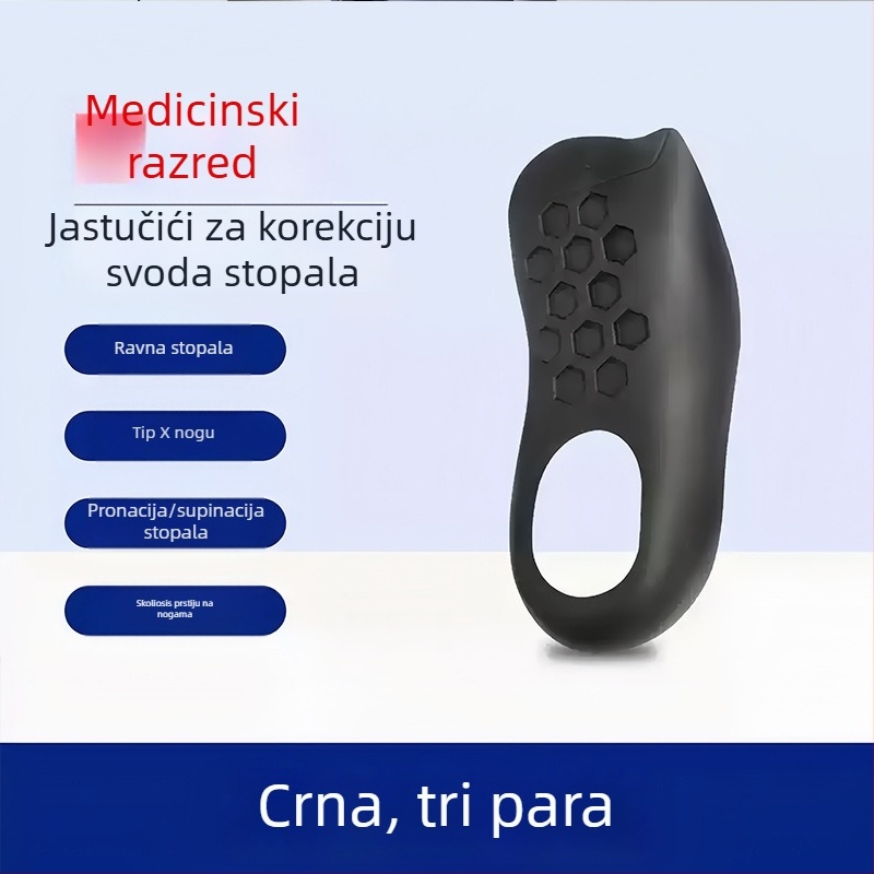 Ortopedske uloške za korekciju ploskog stopala s potporom luka – za muškarce i žene