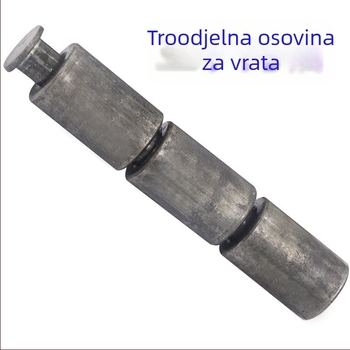 Zavareni željezni vratni os, trosekcijski šarniri, cilindrična šarka 16×105