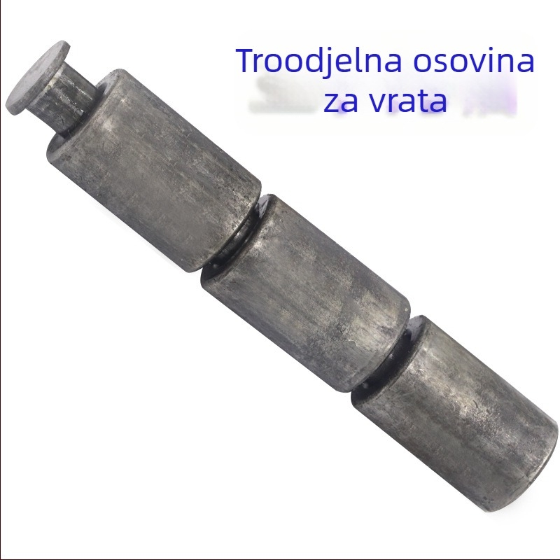 Zavareni željezni vratni os, trosekcijski šarniri, cilindrična šarka 16×105