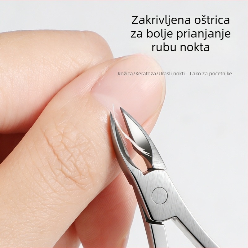 Kutikule nožice od nehrđajućeg čelika, za uklanjanje mrtve kože i kože, iznimno oštre