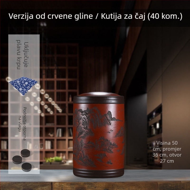 Velika posuda za čaj od Yixing ljubičaste pijesak glinene, kineska keramika zatvorena posuda za čaj