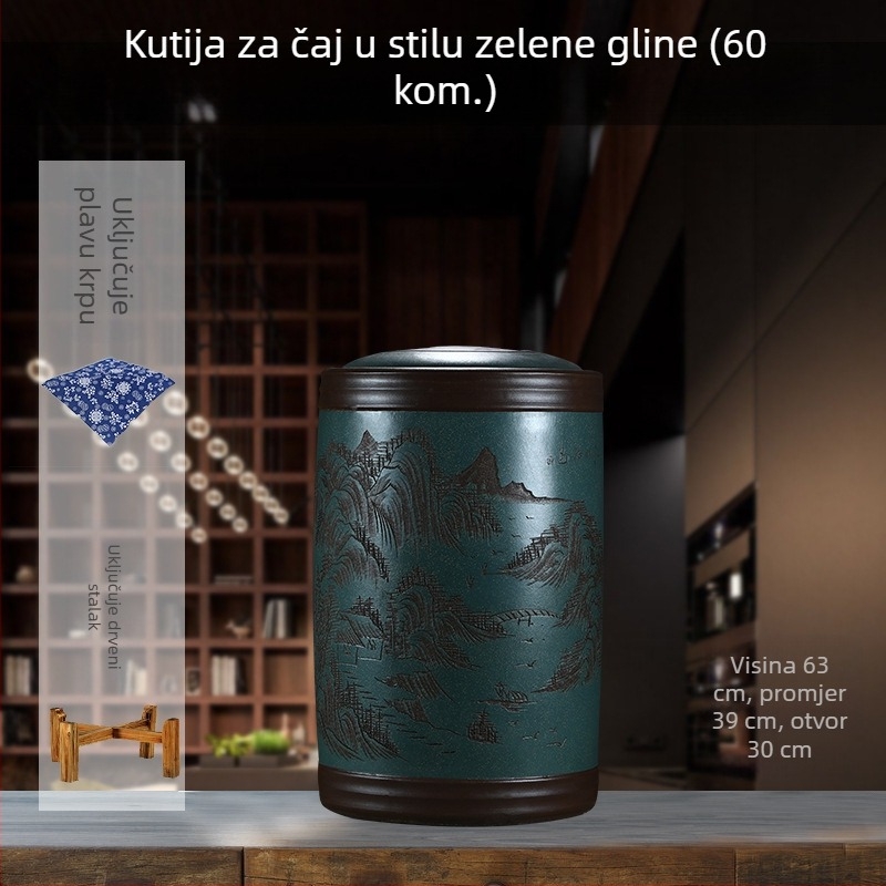 Velika posuda za čaj od Yixing ljubičaste pijesak glinene, kineska keramika zatvorena posuda za čaj