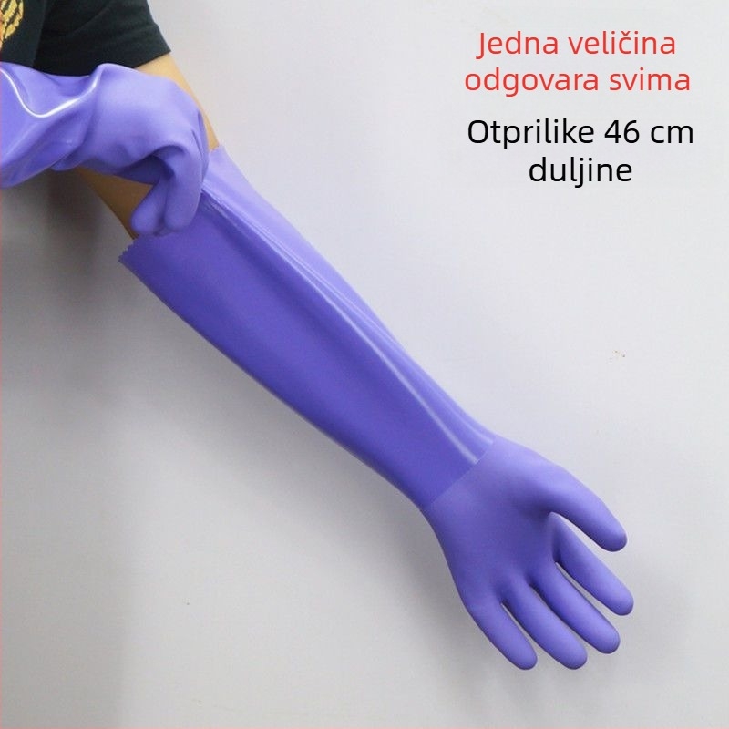 Izuzetno debele rukavice za pranje posuđa i rublja s veluru podstavom, zimska toplina