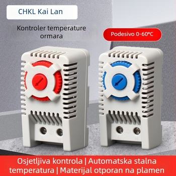 Mehanički termostat za kontrolu temperature s prekidačem za ormarić ventilatora, grijanje, automatsko održavanje temperature