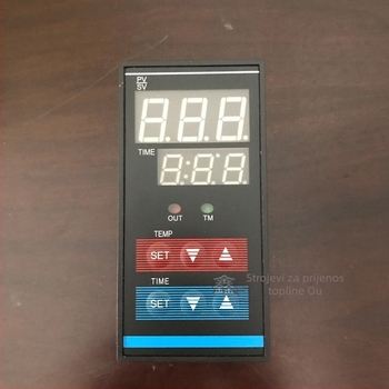 Kontroler temperature stroja za toplu pečatiranje s integriranim tajmerom