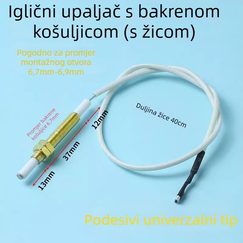 Univerzalna zapalna igla za plinsku ploču s kabelom i senzorom termopara