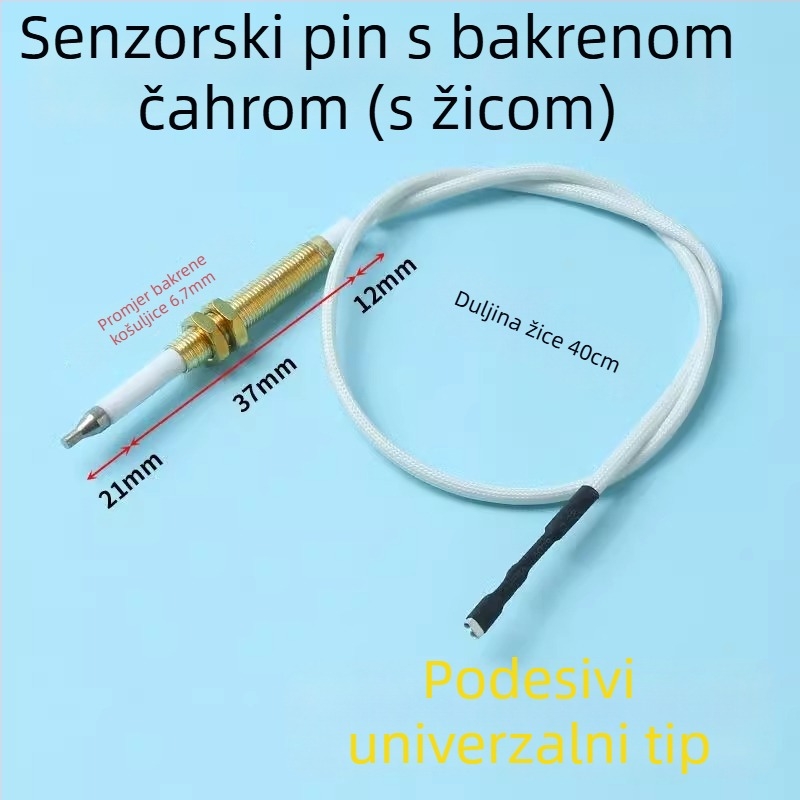 Univerzalna zapalna igla za plinsku ploču s kabelom i senzorom termopara