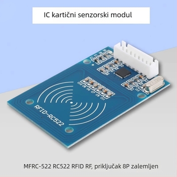 RFID MFRC-522 RC522 modul za kartice, senzor, s 8P priključkom, zavareni