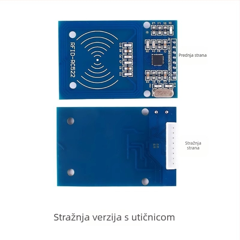 RFID MFRC-522 RC522 modul za kartice, senzor, s 8P priključkom, zavareni
