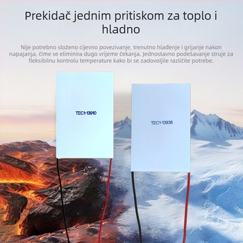 80x120 mm TEC1-13936 termoelektrični čip za hlađenje i grijanje, 12 V, poluvodički materijal 13910