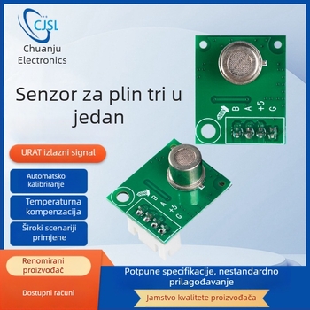 Senzor plin 3u1 VOC, CO2 i formaldehid za praćenje kvalitete zraka