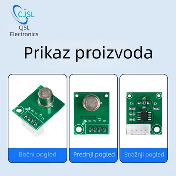 Senzor plin 3u1 VOC, CO2 i formaldehid za praćenje kvalitete zraka