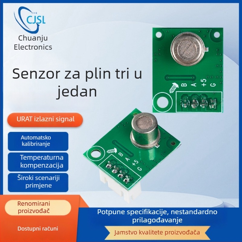 Senzor plin 3u1 VOC, CO2 i formaldehid za praćenje kvalitete zraka