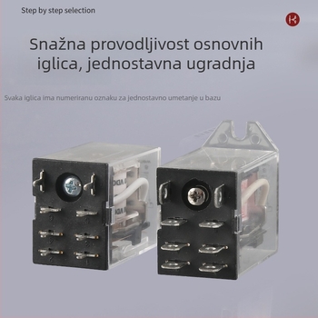 Elektromagnetsko međurelje za rolete, 8-pinski, JQX-13F/JH1304 HF, AC 220V