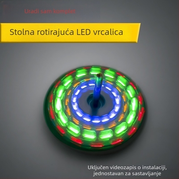 Stolni LED rotirajući vrh s treperećim svjetlima za lemljenje i DIY elektroniku TJ-56-515