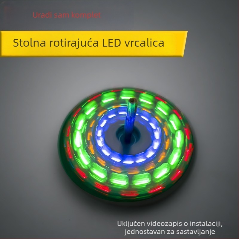 Stolni LED rotirajući vrh s treperećim svjetlima za lemljenje i DIY elektroniku TJ-56-515