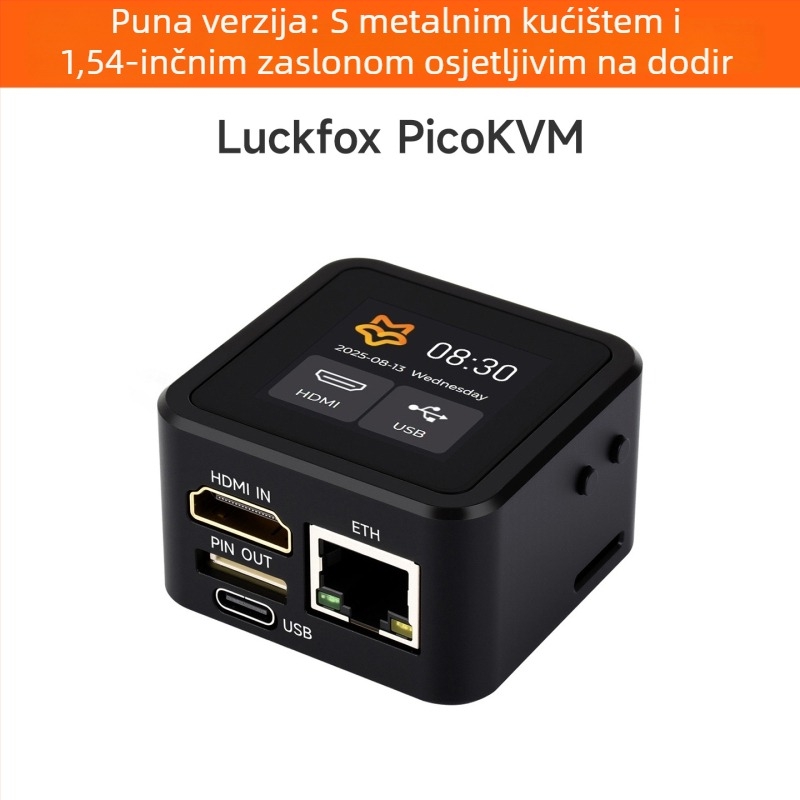 Luckfox PicoKVM daljinski upravljač za IP KVM upravljanje s HDMI, daljinska instalacija