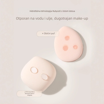 Guoxiaoniu mliječnako-kava nijansa: prstni puder puff, cushion blush, mini prst puff, beauty egg za highlighter i konturiranje