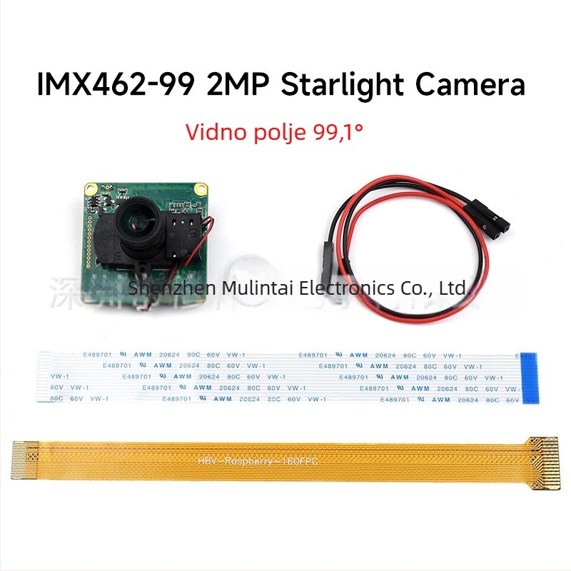 Raspberry Pi kamera IMX462 IR-CUT Starlight, 2 MP, noćno snimanje