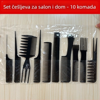 Set od 10 češljeva za kosu za frizerski salon