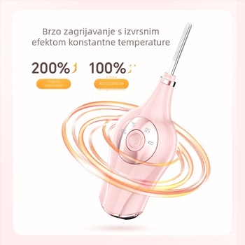 Magic električni uvijač trepavica, grijani, 3-u-1, zamjenjiva glavica četkice