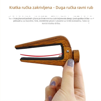 Franger metalni kapodaster za gitaru, za folk i elektroakustične gitare
