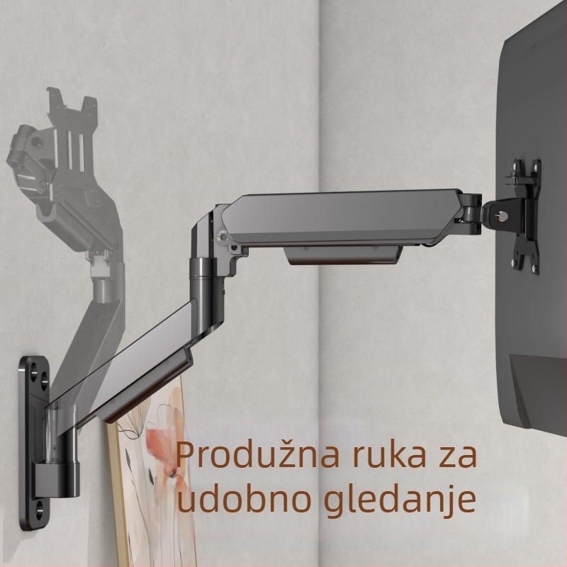 Zidni nosač monitora za 17–32 inča, univerzalni, s mehanizmom podizanja