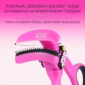 Taoyouye uvijač za trepavice s širokim kutem i čistim zubima češlja, dugotrajno uvijanje i definicija, jednostavan za početnike