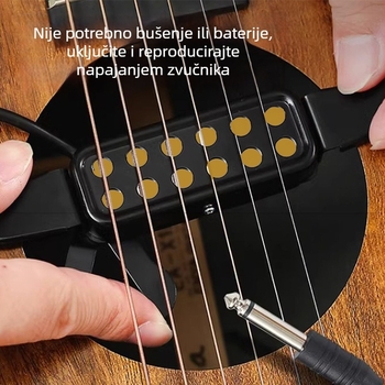 Klip-on pickup za gitaru s podesivom vanjskom jedinicom