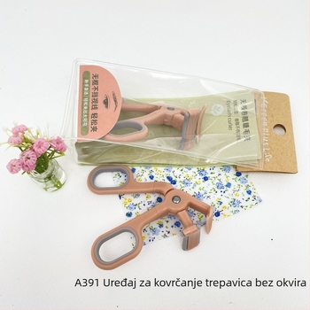 Bezramski uvijač za trepavice s prirodnim zakrivljenjem, prijenosni alat za oblikovanje trepavica s dizajnom suncokreta