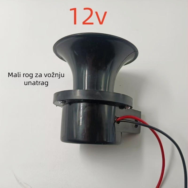 Govorna sirena za vožnju unatrag, 12V/24V, univerzalna za kamione, građevinska vozila i električna vozila