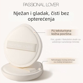 PL Huhu spužva za puder – poboljšana, debela i nevidljiva spužva za tekući puder, glatka primjena i fiksiranje šminke