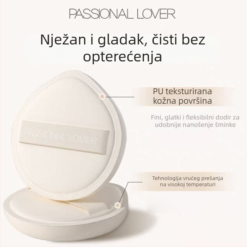 PL Huhu spužva za puder – poboljšana, debela i nevidljiva spužva za tekući puder, glatka primjena i fiksiranje šminke
