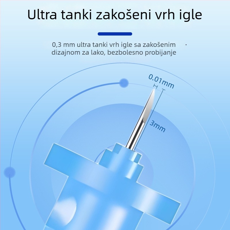 Nehrđajući čelični jednokratni alat za istiskivanje akni, milija i prištića