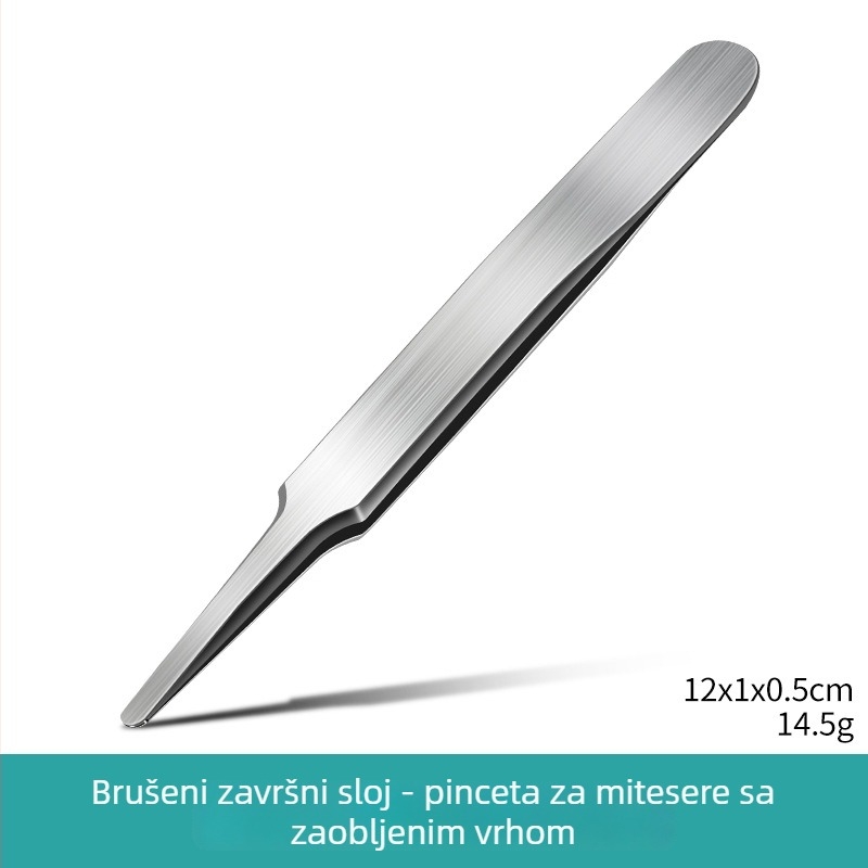 Diguang Ultra-tanke pinze za mitisere s okruglim vrhom – profesionalni precizni ekstraktor komedona (nerđajući čelik)