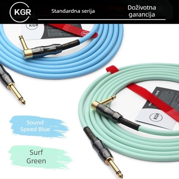 Originalni KGR instrument kabel za gitaru, bas, klavir i udaraljke; kabel za gitarni efekt pedalu