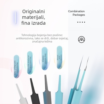 Allsmile nehrđajući čelični alati za njegu akni, 4-dijelni set za akne i crne točkice