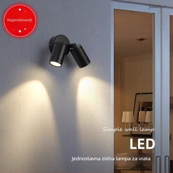 Vanjska zidna svjetiljka za poslovne i hotelske natpise, vodootporan usmjeren reflektor za reklamu i osvjetljenje zida
