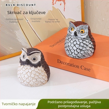 Moderna kreativna vrtna dekoracija – kutija za ključe od smole, za vanjsku upotrebu